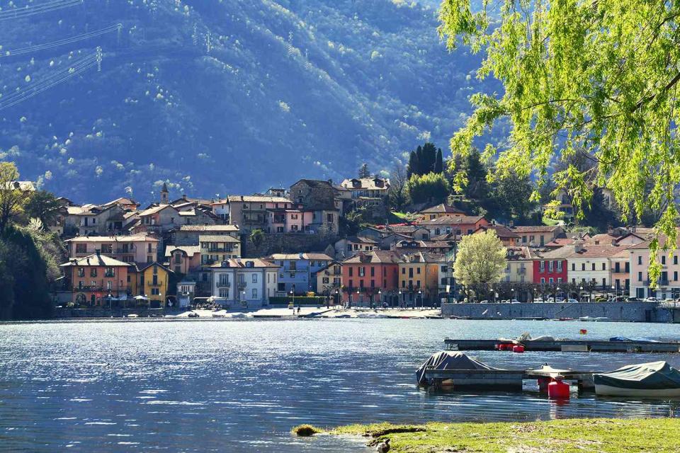 <p>Getty</p> Stock image of Lake Mergozzo in Italy