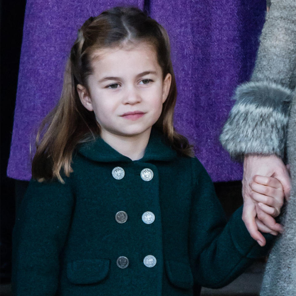 <p>The cheeky daughter of Prince William and Kate has <a href="https://people.com/royals/princess-charlotte-is-so-polite-and-very-confident-says-source-and-speaks-some-spanish/" rel="nofollow noopener" target="_blank" data-ylk="slk:picked up some language skills;elm:context_link;itc:0;sec:content-canvas" class="link ">picked up some language skills</a> from her nanny, Maria Turrion Borrallo, who is from Spain.</p>