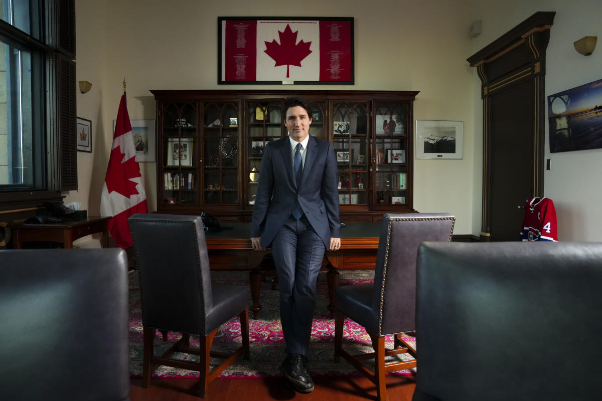 Trudeau says Canada is fortunate to be a 'country of peace' in