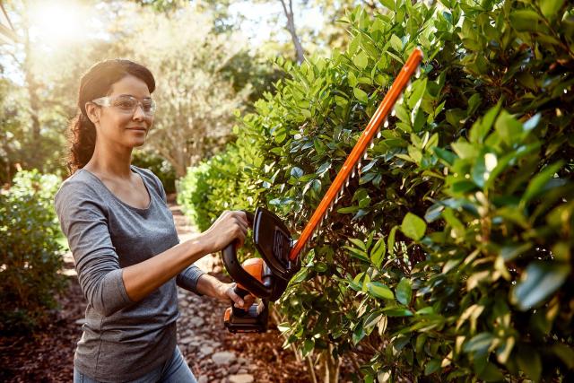 Electric hedge trimmer with 22-inch blade $50, more