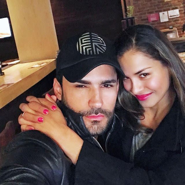 La esposa de Fabián Ríos no le vio lío al beso en la boca que su marido le dio al actor Francisco Bolívar/Fabián Ríos/ Instagram