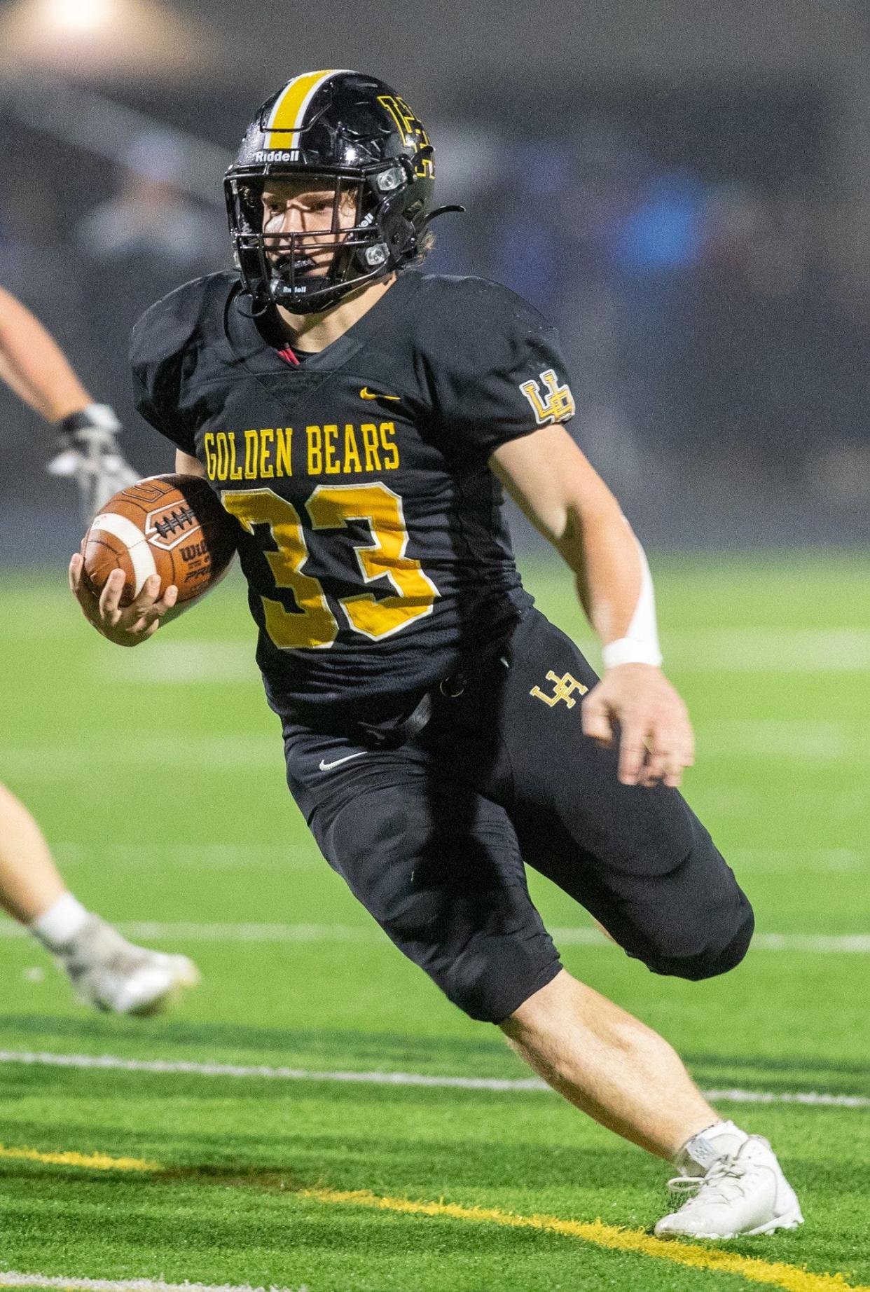 Carson Gresock and Upper Arlington take on New Albany in a Division I, Region 3 semifinal Nov. 12. Both teams are 12-0.