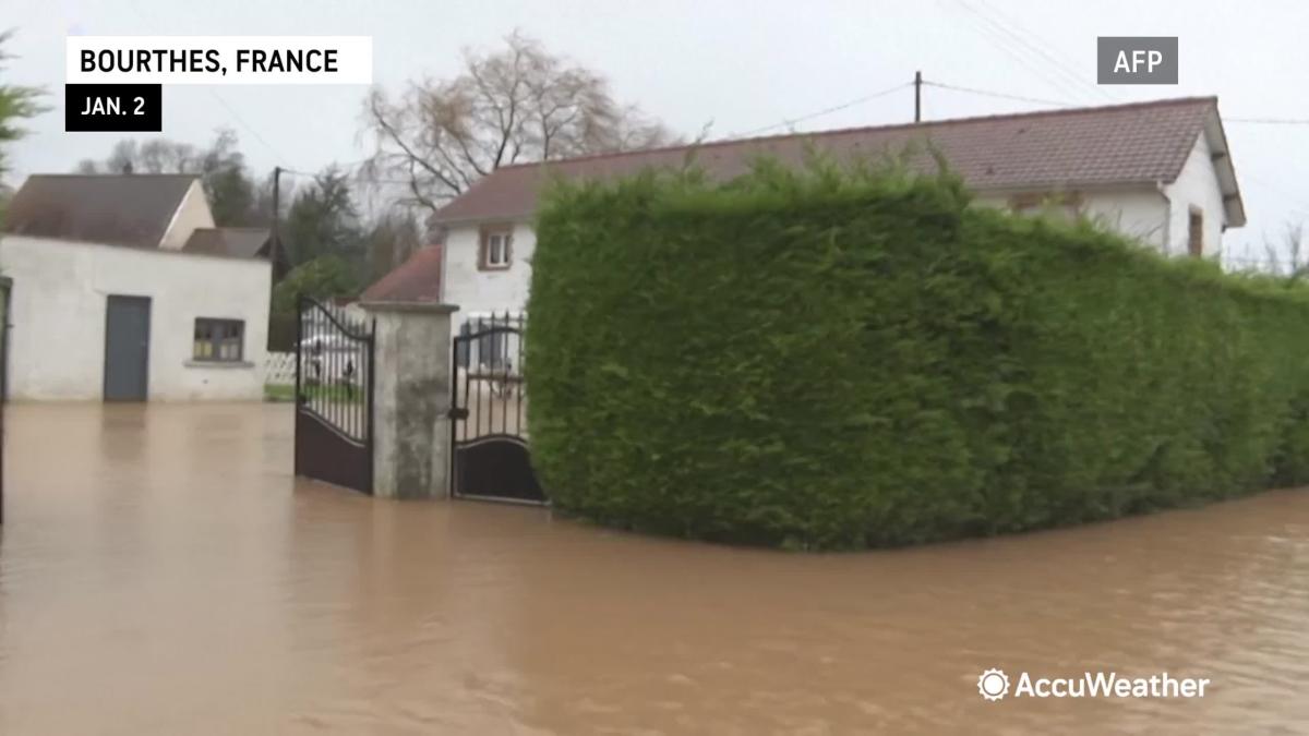 Northern France soaked by severe flooding
