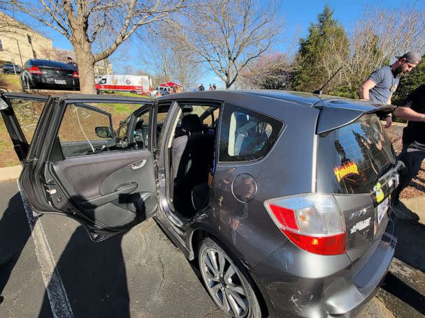 PHOTO: The shooting suspect, 28, drove this Honda Fit to the Covenant Church/school campus Monday morning and parked. MNPD detectives said they searched it and found additional material. (Metro Nashville Police Department)