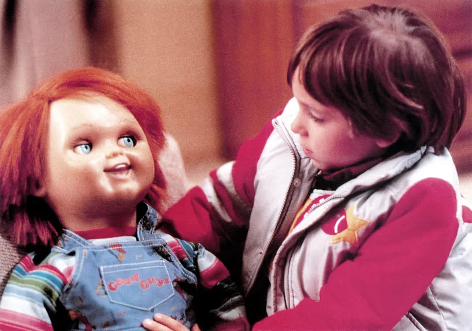 Alex Vincent in „Chucky – Die Mörderpuppe“ von 1988. (United Artists/Courtesy Everett Collection)