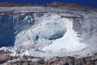 Site of a deadly collapse of glacier in Italian Alps