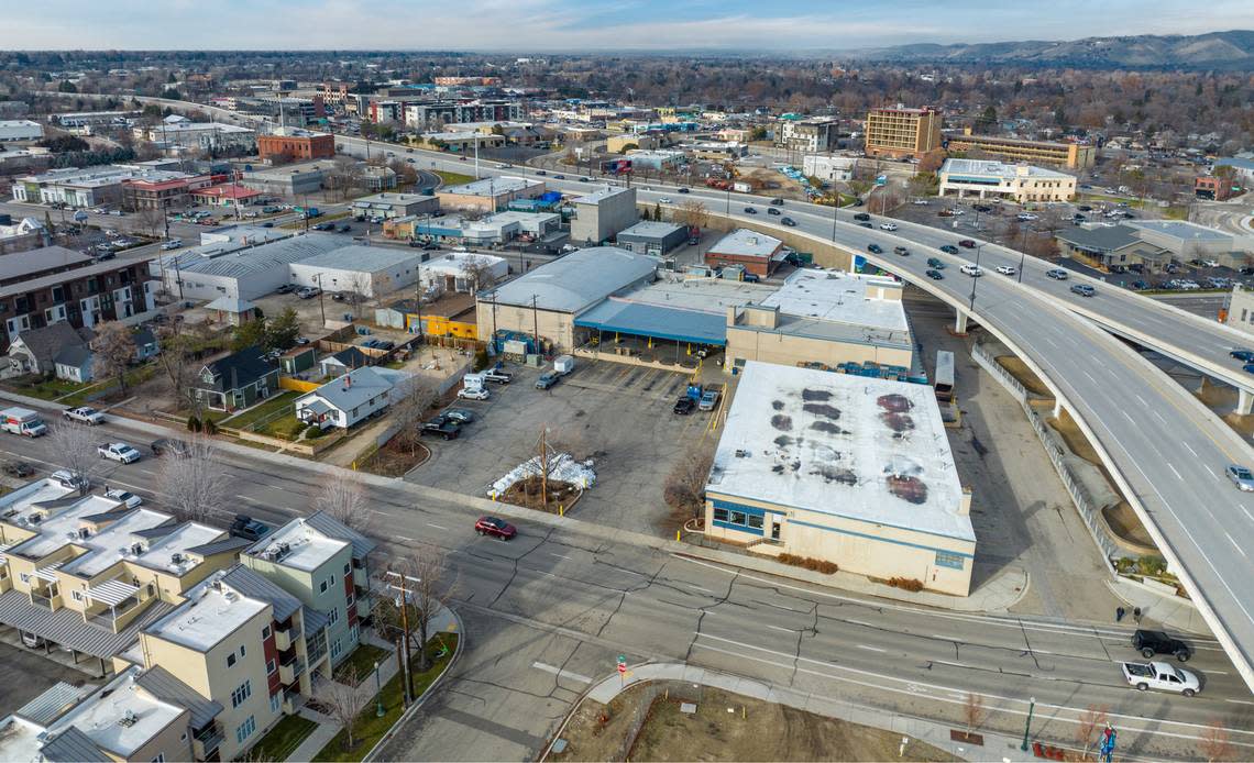 The property, shown in center, has been the home of Boise Cold Storage since the business started in 1903.