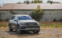 <p><a href="https://www.caranddriver.com/mercedes-benz/gls-class" rel="nofollow noopener" target="_blank" data-ylk="slk:The 2020 Mercedes-Benz GLS;elm:context_link;itc:0;sec:content-canvas" class="link ">The 2020 Mercedes-Benz GLS</a> is the big daddy of the company's SUV lineup, offering seating for up to seven, an available V-8, and an optional active suspension system. Read the full story <a href="https://www.caranddriver.com/reviews/a28150993/2020-mercedes-benz-gls-drive/" rel="nofollow noopener" target="_blank" data-ylk="slk:here;elm:context_link;itc:0;sec:content-canvas" class="link ">here</a>.</p>