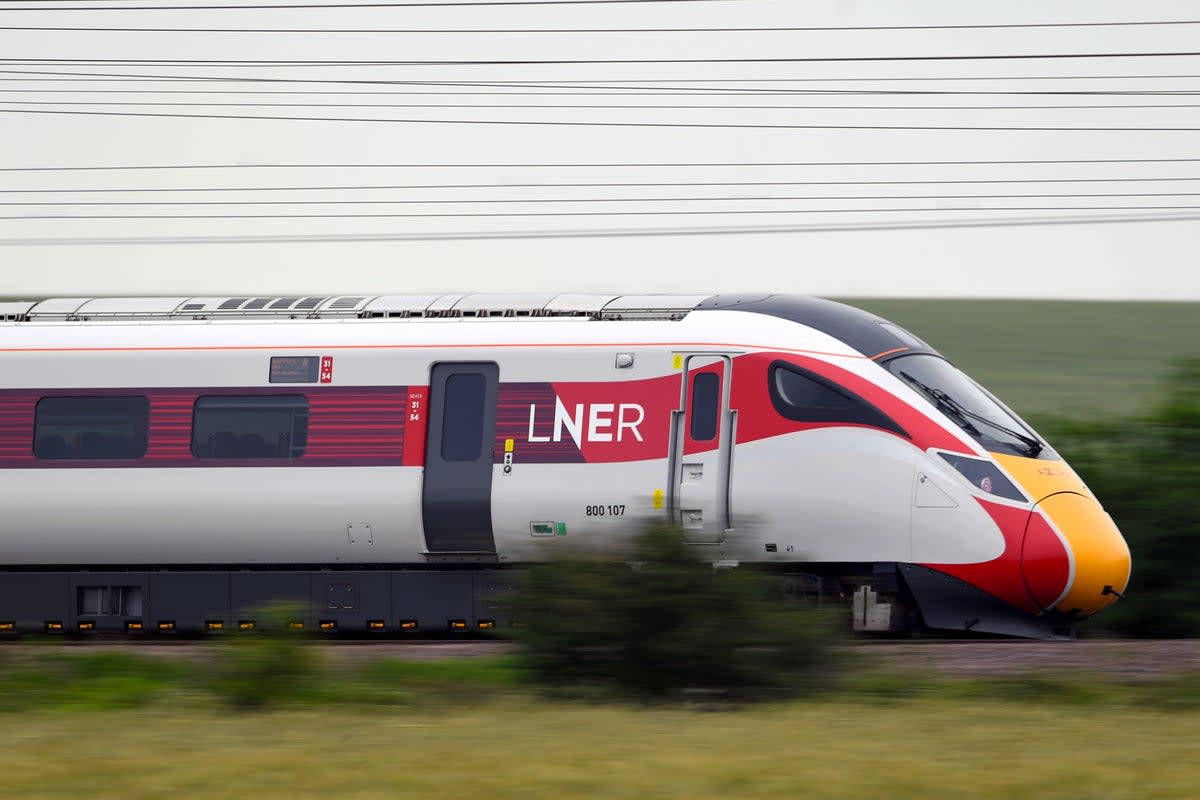 LNER trains demonstrate a different kind of British rail travel - friendly, comfortable and on time (PA Archive)