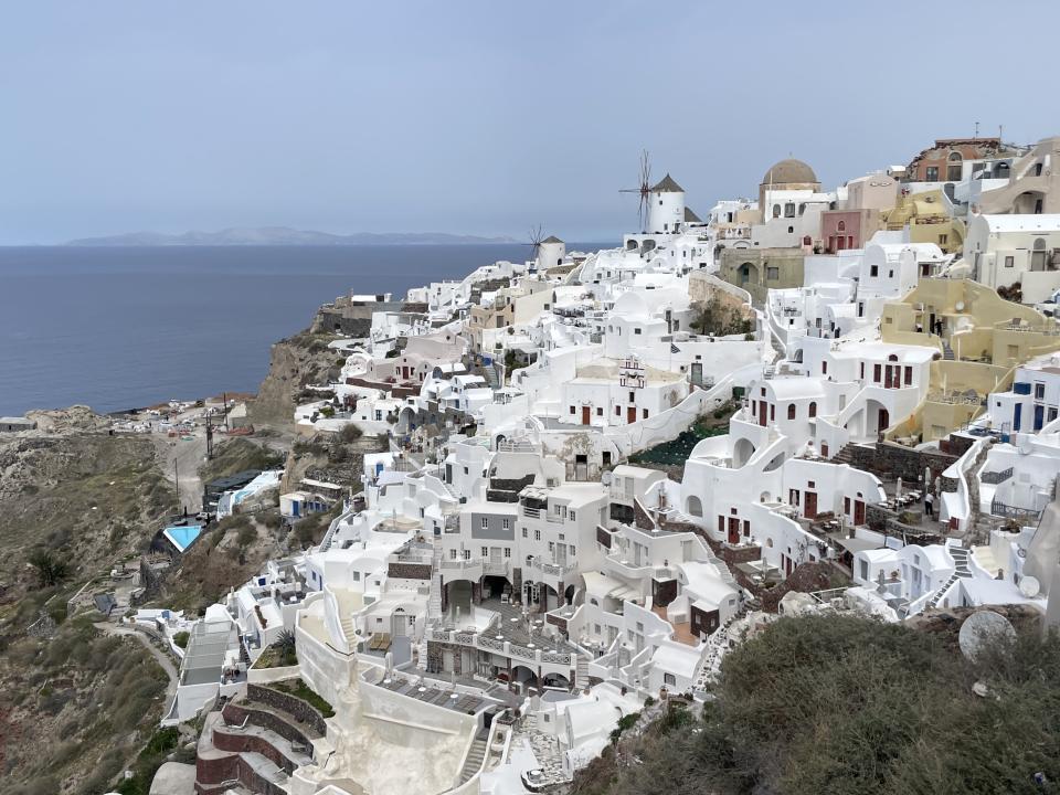 Hillside of Santorini