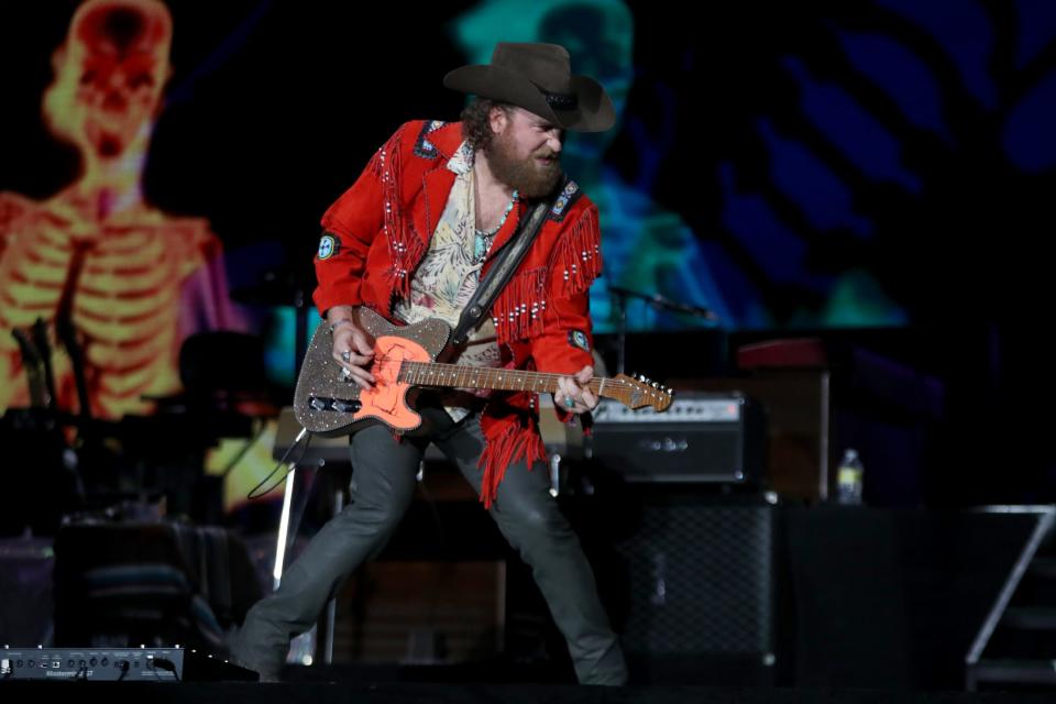 Brothers Osborne perform on the Mane Stage at Stagecoach country music festival in Indio, Calif., on Saturday, April 30, 2022. 