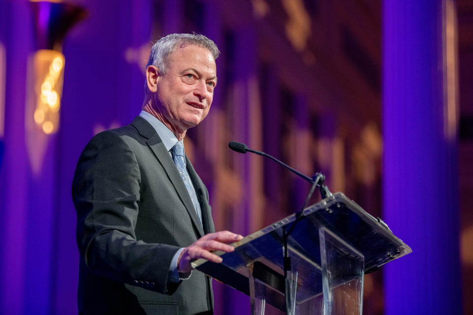 Gary Sinise took to social media to share a heartfelt tribute to his son, who died from his battle with a rare bone cancer in January. (Photo by Roy Rochlin/Getty Images)