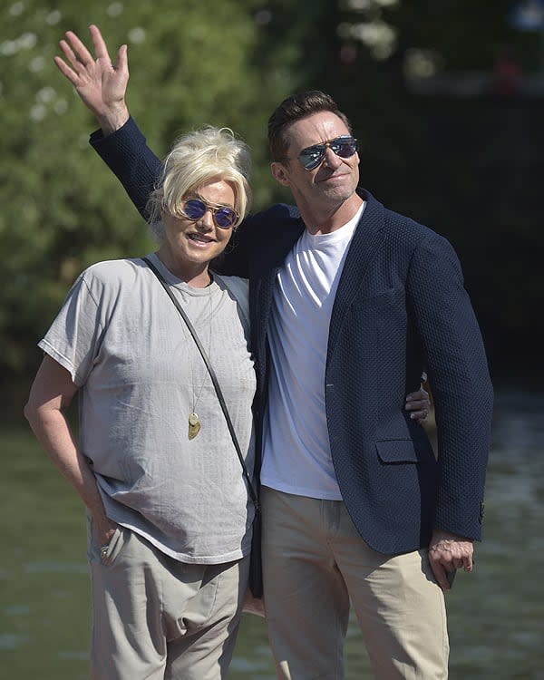 Hugh Jackman y Deborra-Lee Furness en Venecia 