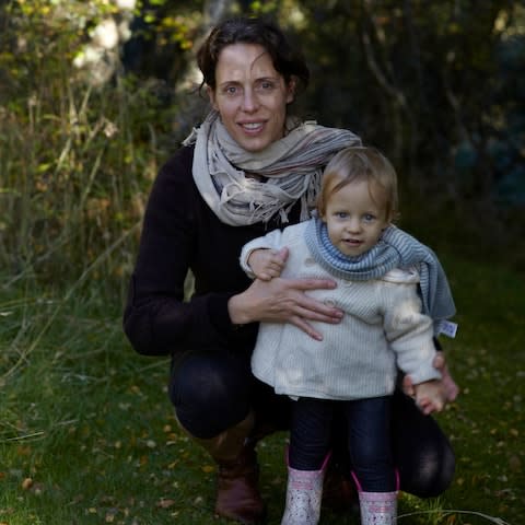 Anne with her daughter, May  - Credit: Simon Upton