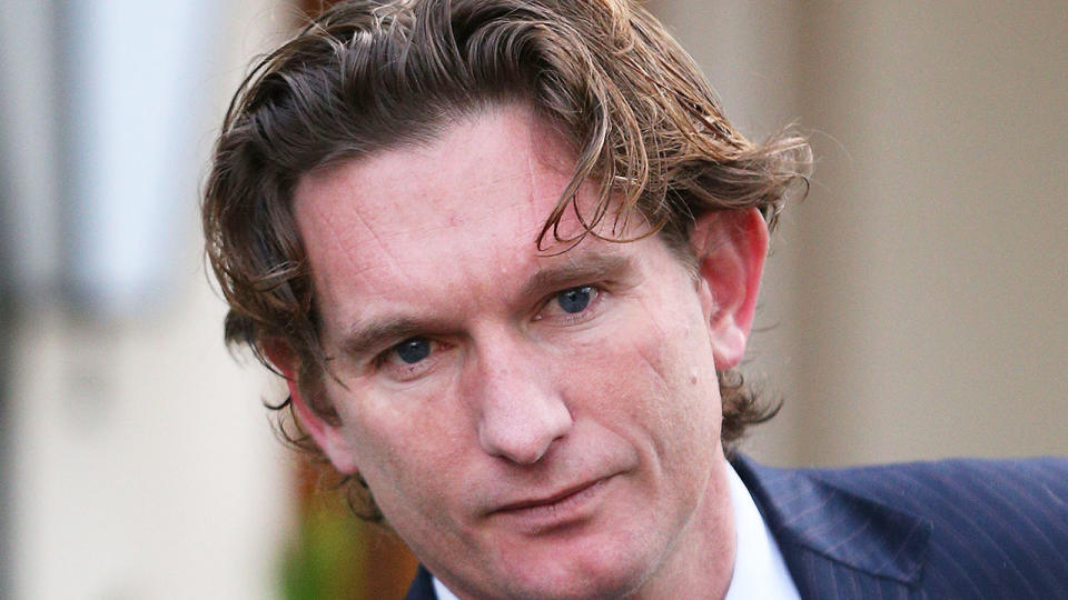 Pictured here, former Essendon coach James Hird.