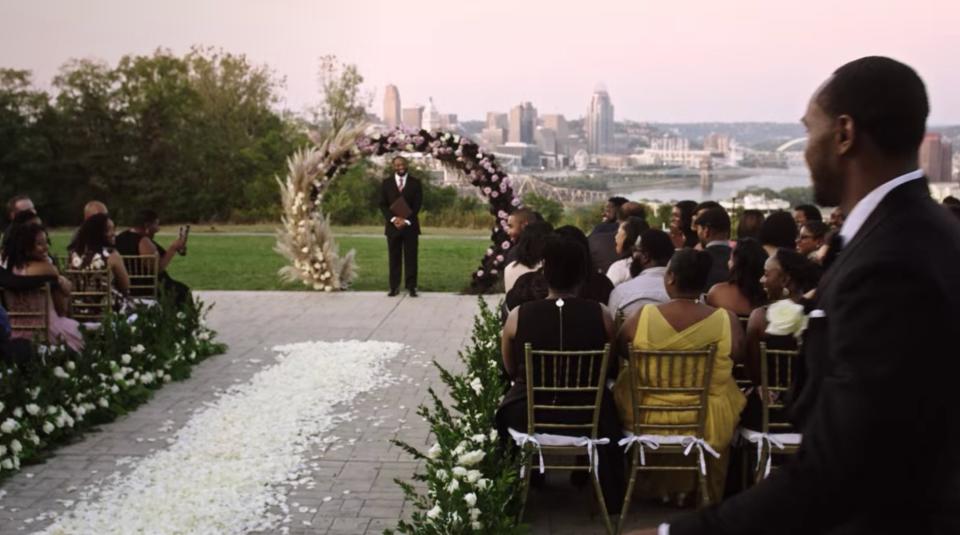 The opening scene from "Say I Do." (Photo: Netflix)