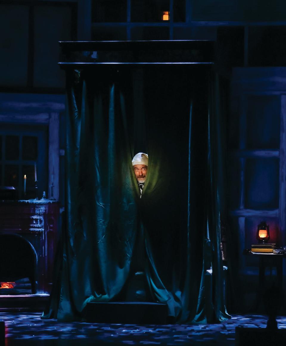 D. Lance Marsh stars as Ebenezer Scrooge in Lyric Theatre's new production of "A Christmas Carol."