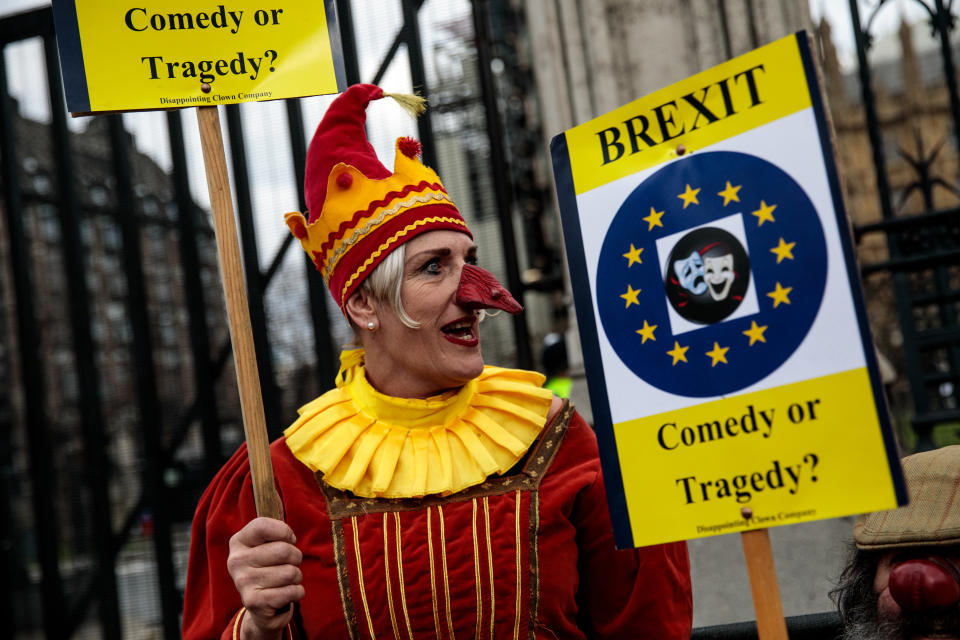 <p>For some, Brexit is no laughing matter (GETTY) </p>