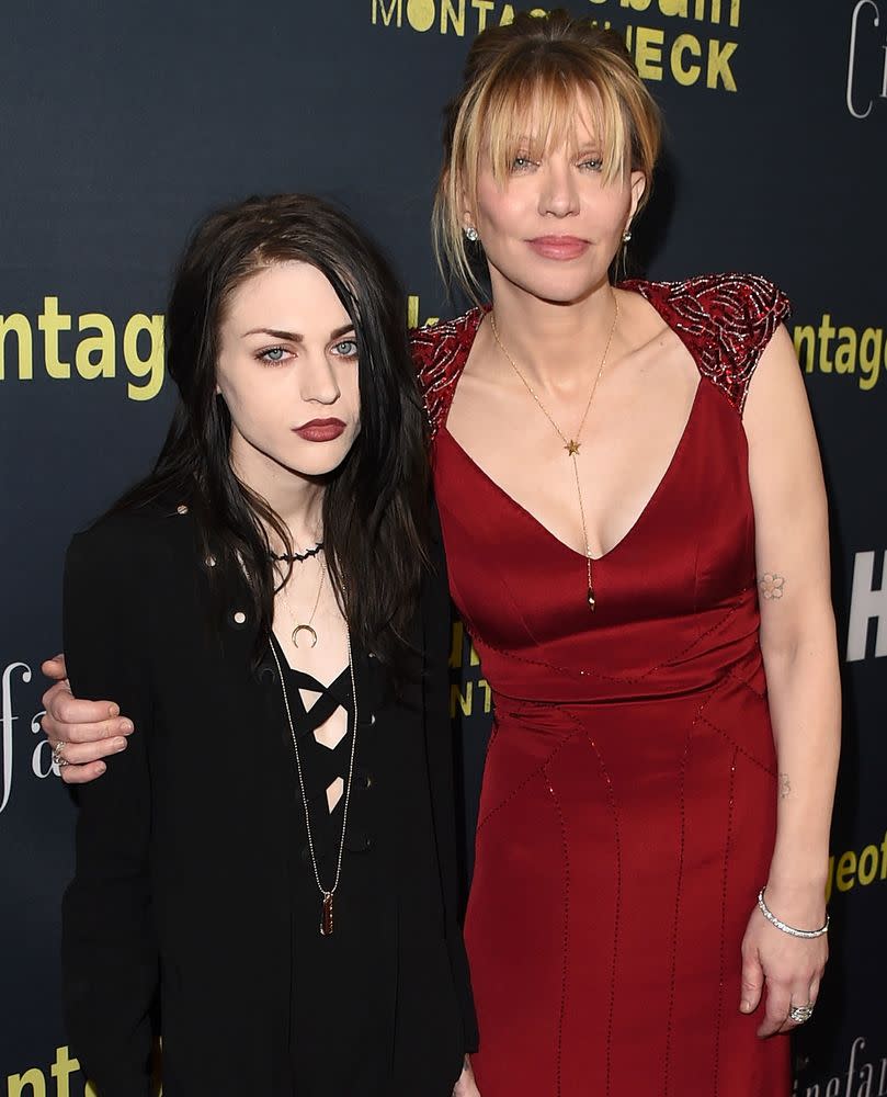 Frances Bean Cobain and Courtney Love