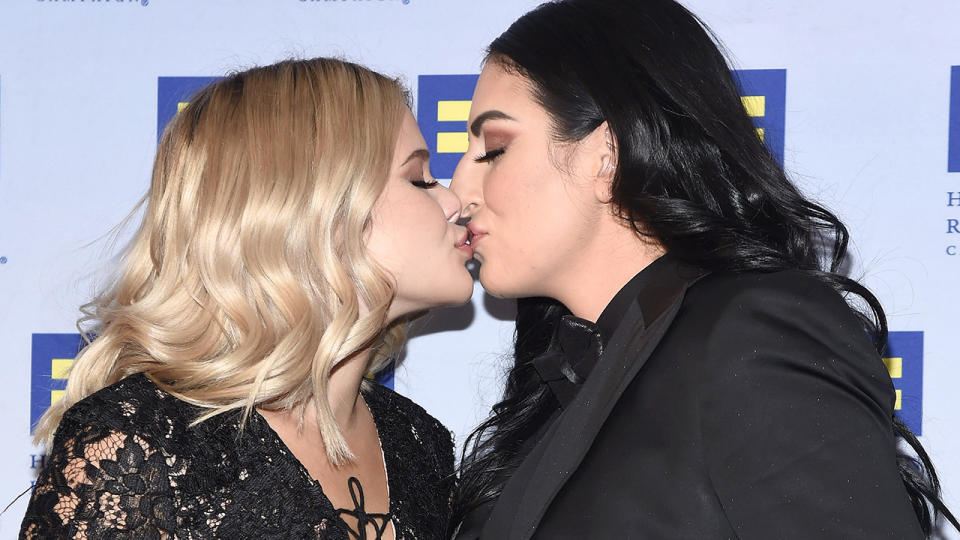 Sonya Deville and Arianna Johnson, pictured here at the Human Rights Campaign's 19th Annual Greater New York Gala.