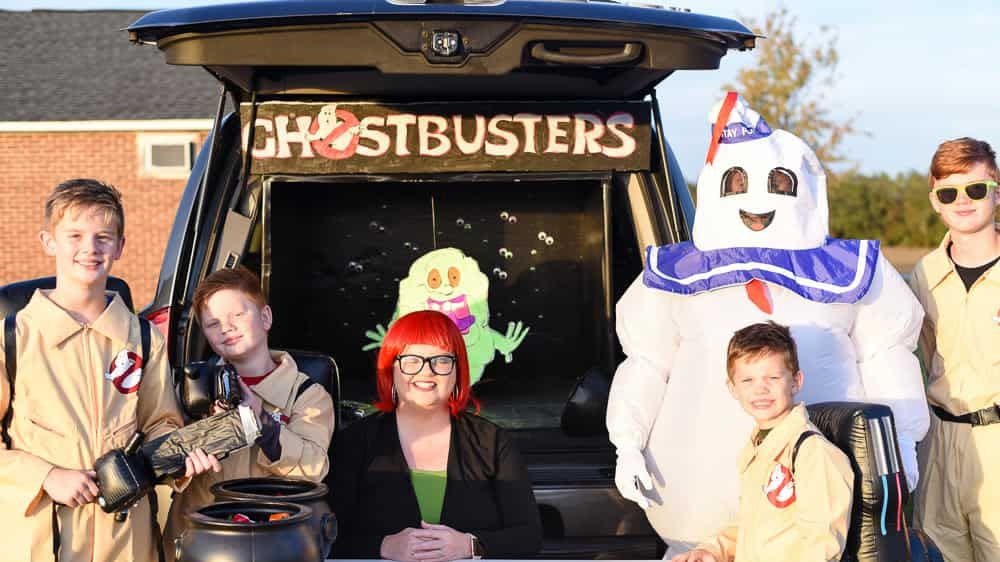 trunk or treat ideas ghostbusters