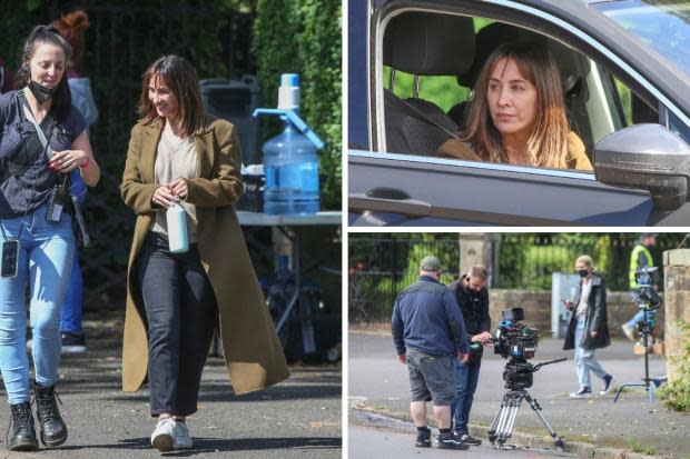 Morven Christie filming new drama from Line of Duty makers in Glasgow