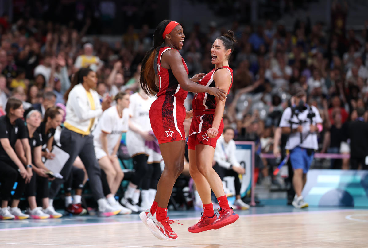 USA vs. Germany Olympic women's basketball Team USA locks up final