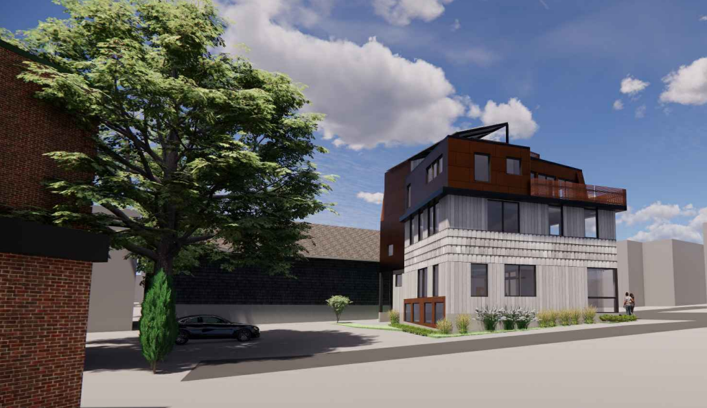 The owner of 3 Walker St. in Kittery, a building once owned by ex-bus depot owner James Dineen, is looking to demolish the existing structure and replace it with a three-story mixed-use building.