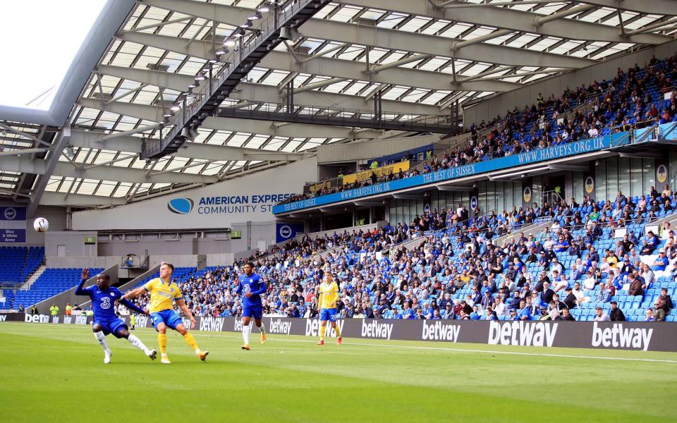 Brighton previously carried out a pilot to test the safe return of fans - PA