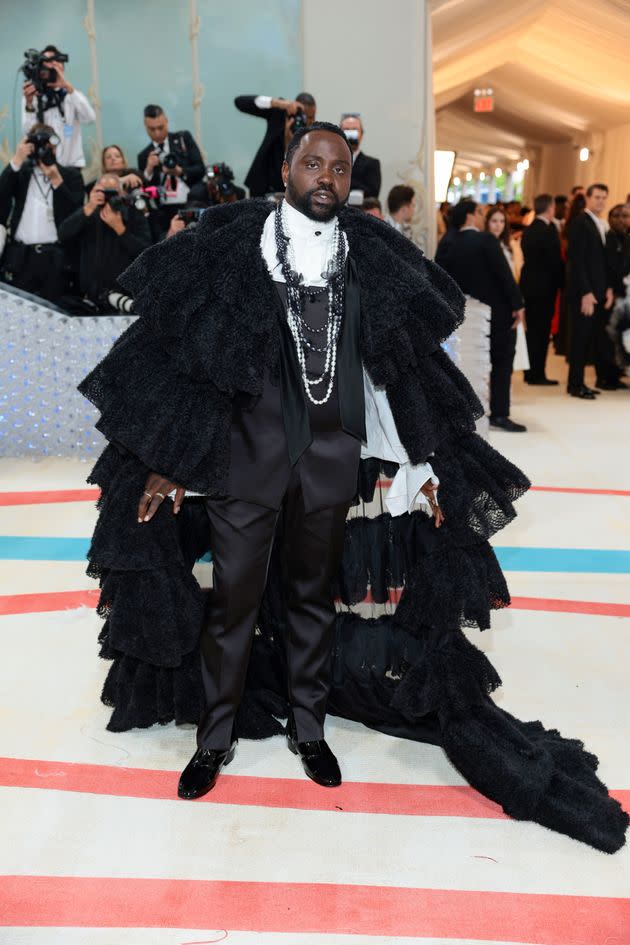 Brian Tyree Henry speaks volumes at the 2023 Met Gala.