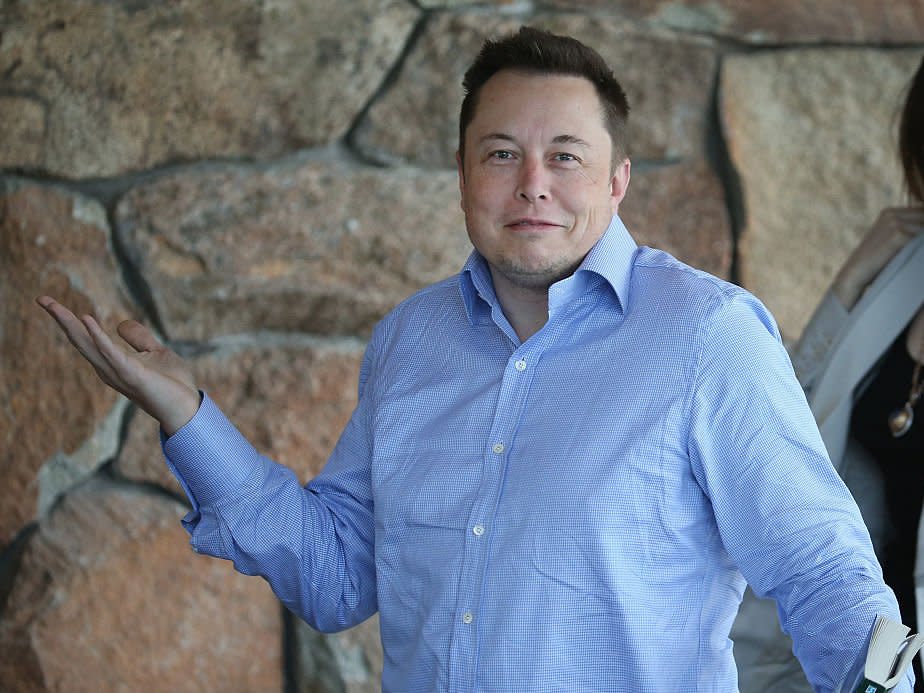 Elon Musk Tesla SpaceX Shrug confuse