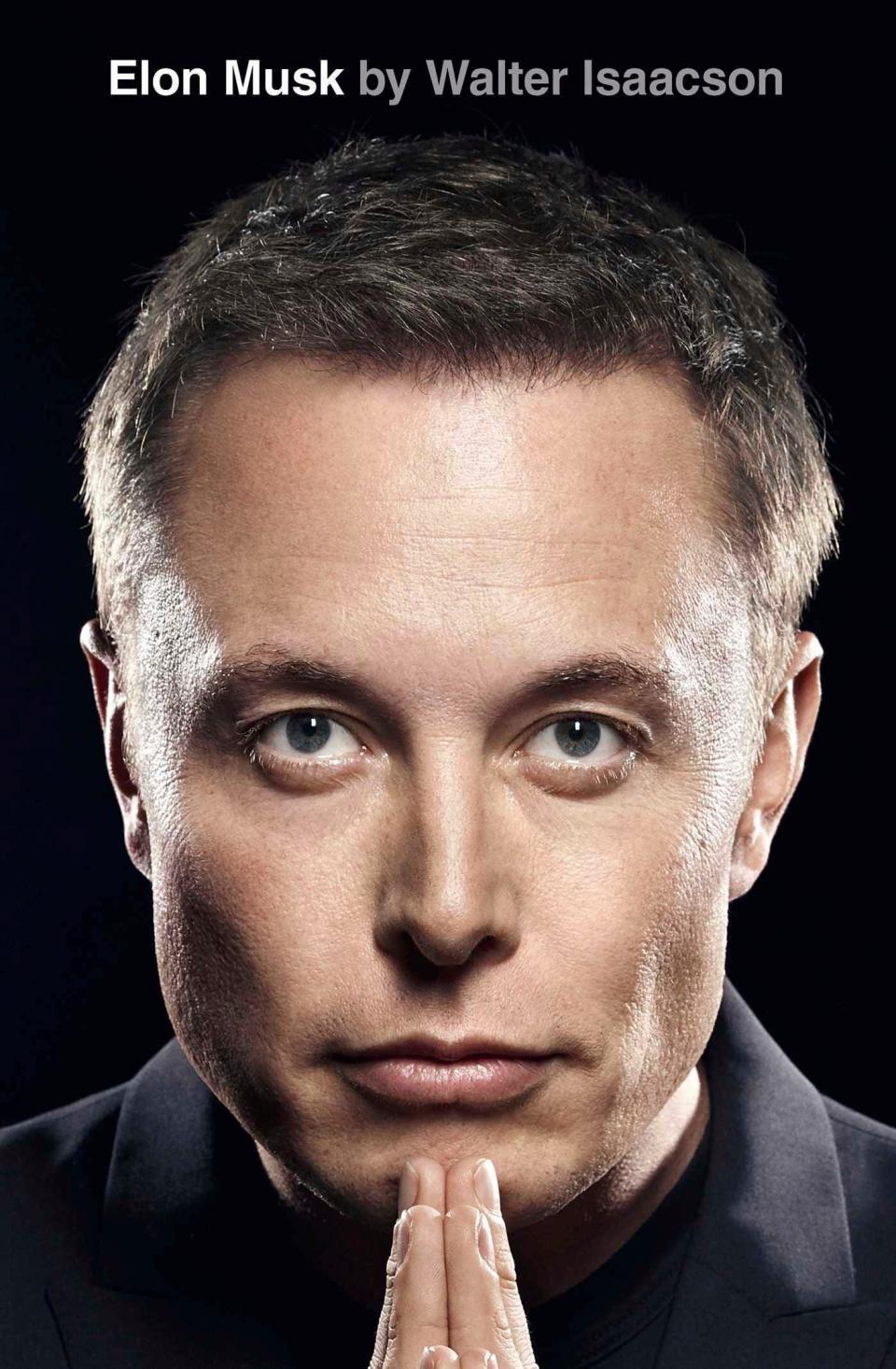 This cover image released by Simon & Schuster shows "Elon Musk" by Walter Isaacson. (Simon & Schuster via AP)