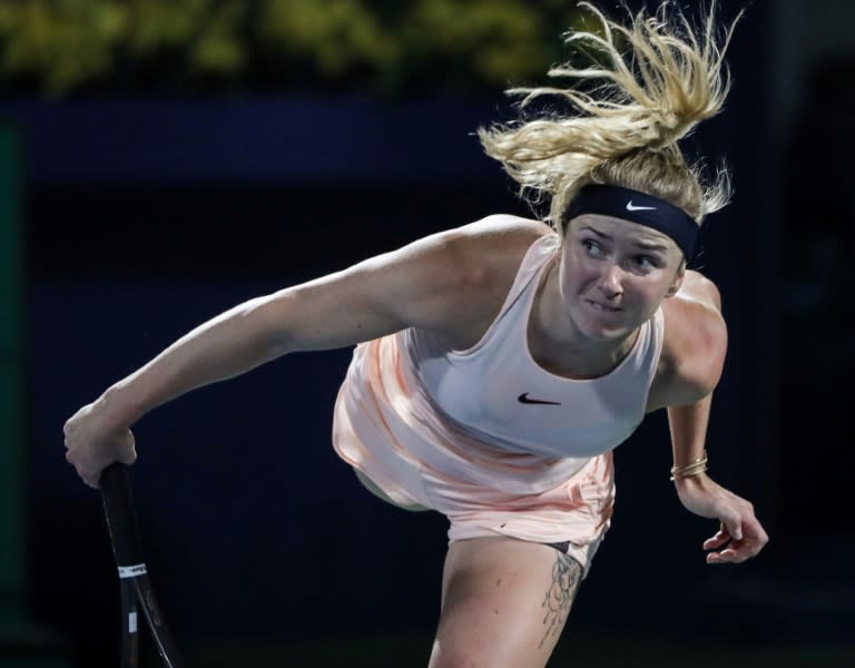 Elina Svitolina defeated Caroline Wozniacki in last year's Dubai final