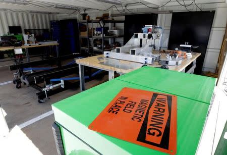 A workshop is seen at Hyperloop One in North Las Vegas, Nevada, U.S. May 11, 2016. REUTERS/Steve Marcus