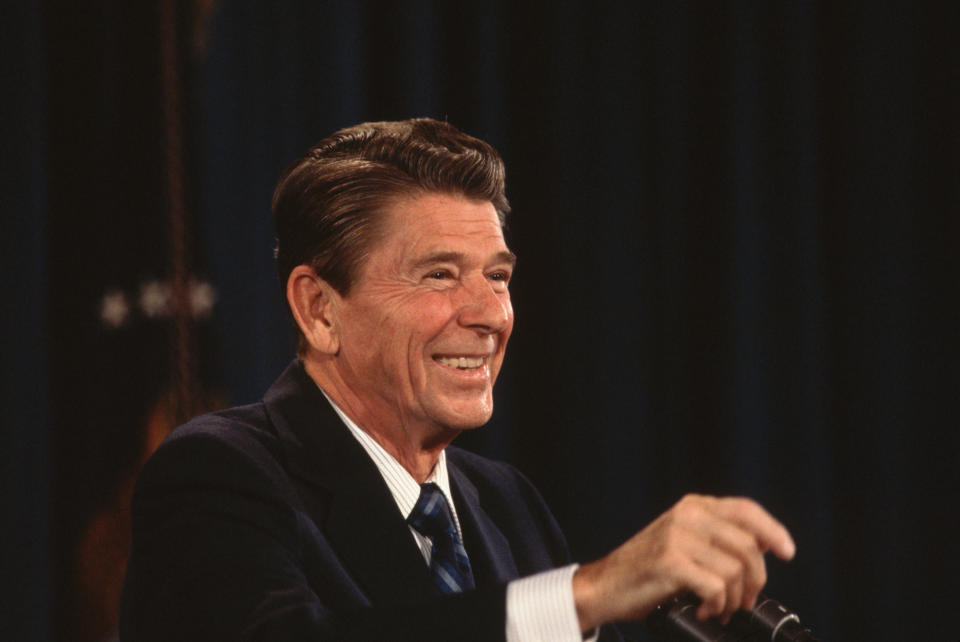 Ronald Reagan sobrevivió a la maldición (Reuters).
