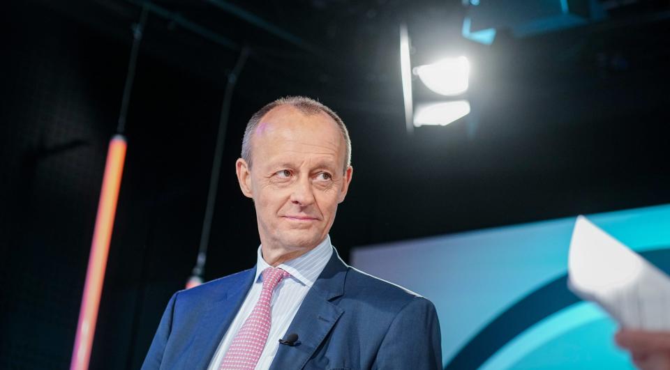 Friedrich Merz, Bundestagsabgeordneter, ist neuer CDU-Parteivorsitzender im Konrad-Adenauer-Haus.