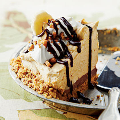 Peanut Butter-Banana Icebox Pie