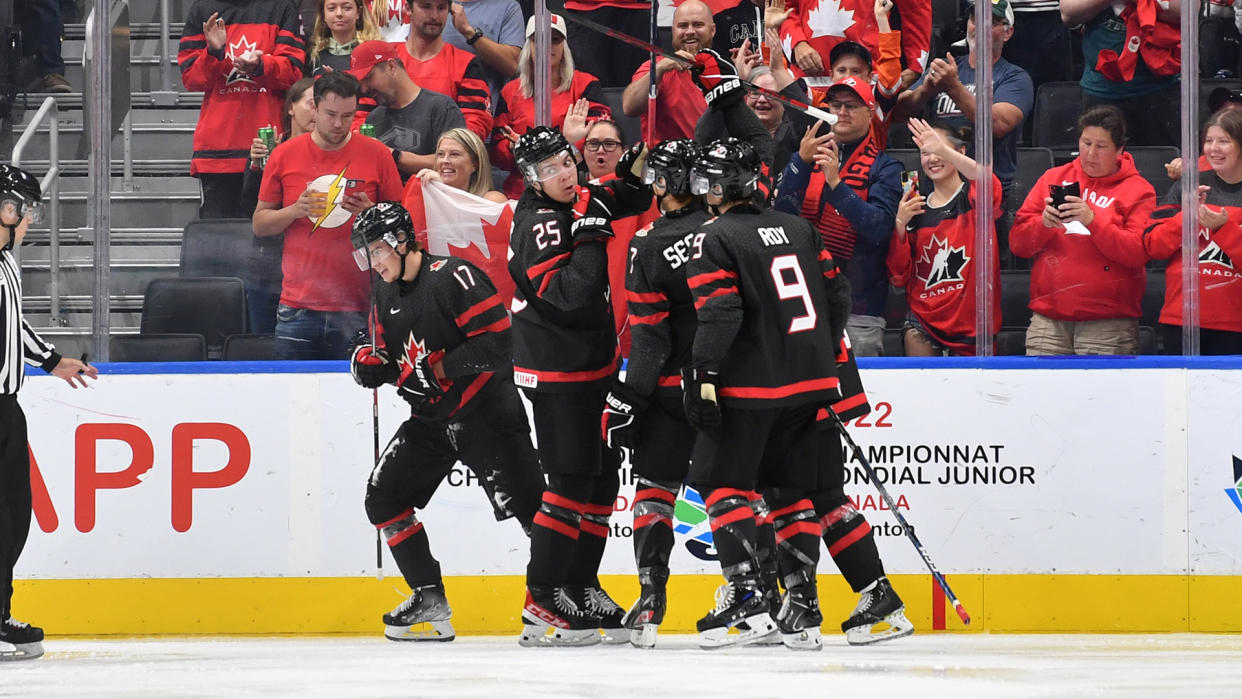 Canada is cruising so far at the World Juniors. (Photo by Andy Devlin/ Getty Images)