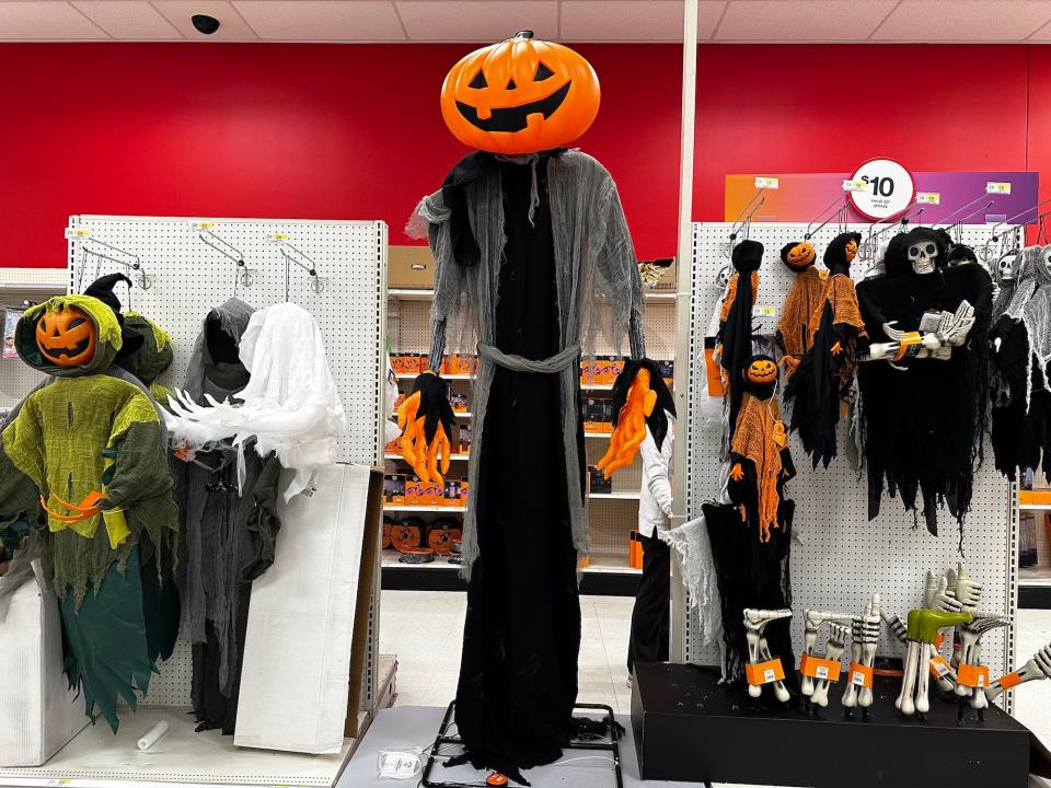 The Lewis Halloween decoration at Target in October 2023.