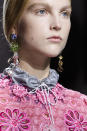 <p><i>Colorful crystal teardrop earrings from the SS18 Mary Katrantzou collection. (Photo: ImaxTree) </i></p>
