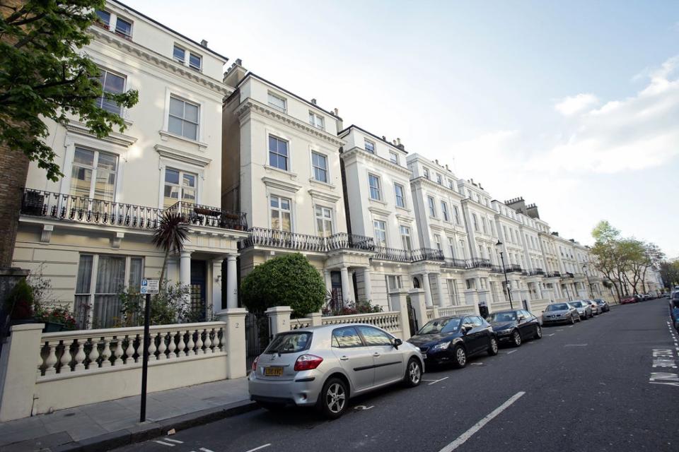 A street in Notting Hill, London. The start of a prime central London recovery has already been seen in locations such as Notting Hill, according to Savills (Yui Mok/PA) (PA Archive)