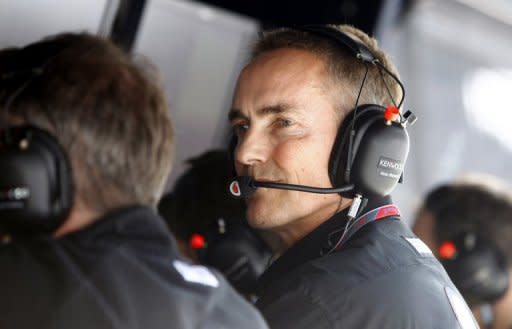 McLaren team chief Martin Whitmarsh, seen here in 2011, said on Monday that his team will be launching a full internal investigation into the pit-stop problems that threaten to derail the team's Formula One title challenge