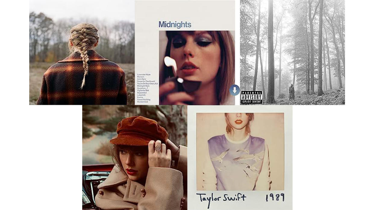  Taylor swift album covers. 