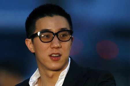 Hong Kong actor Jaycee Chan arrives at the Hong Kong Film Awards in this April 19, 2009 file photo. REUTERS/Bobby Yip