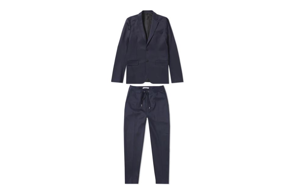 Givenchy jersey bonded track pant suit