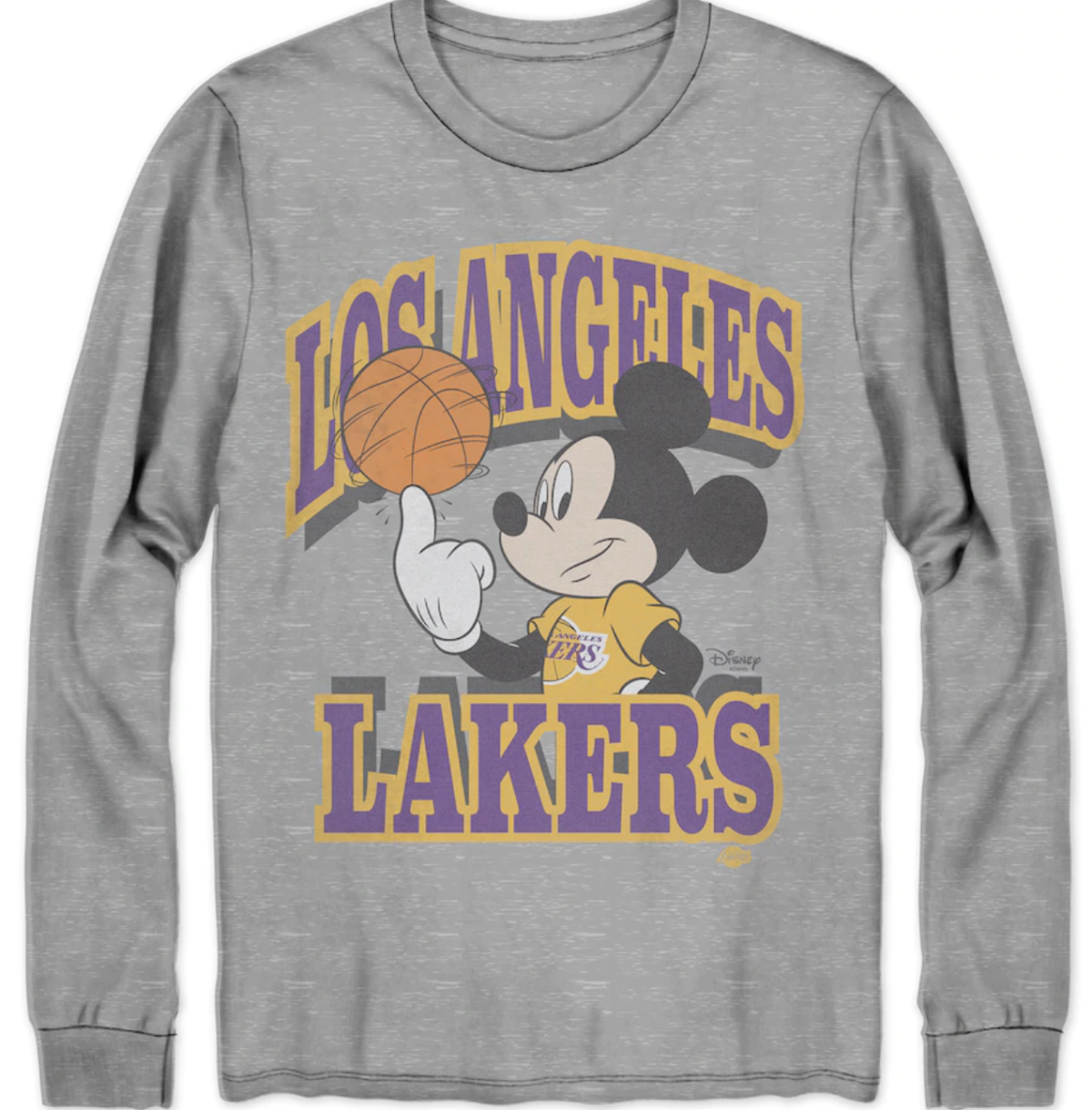 NBA Los Angeles Lakers Mickey Mouse Disney Basketball Sweatshirt