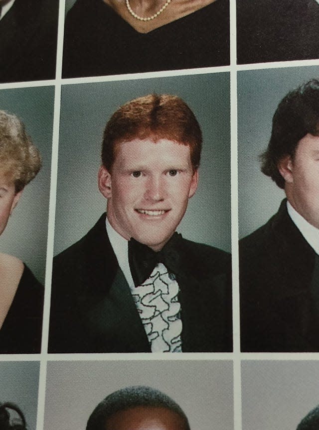 Alex Murdaugh's senior photo from a Wade Hampton High School yearbook.