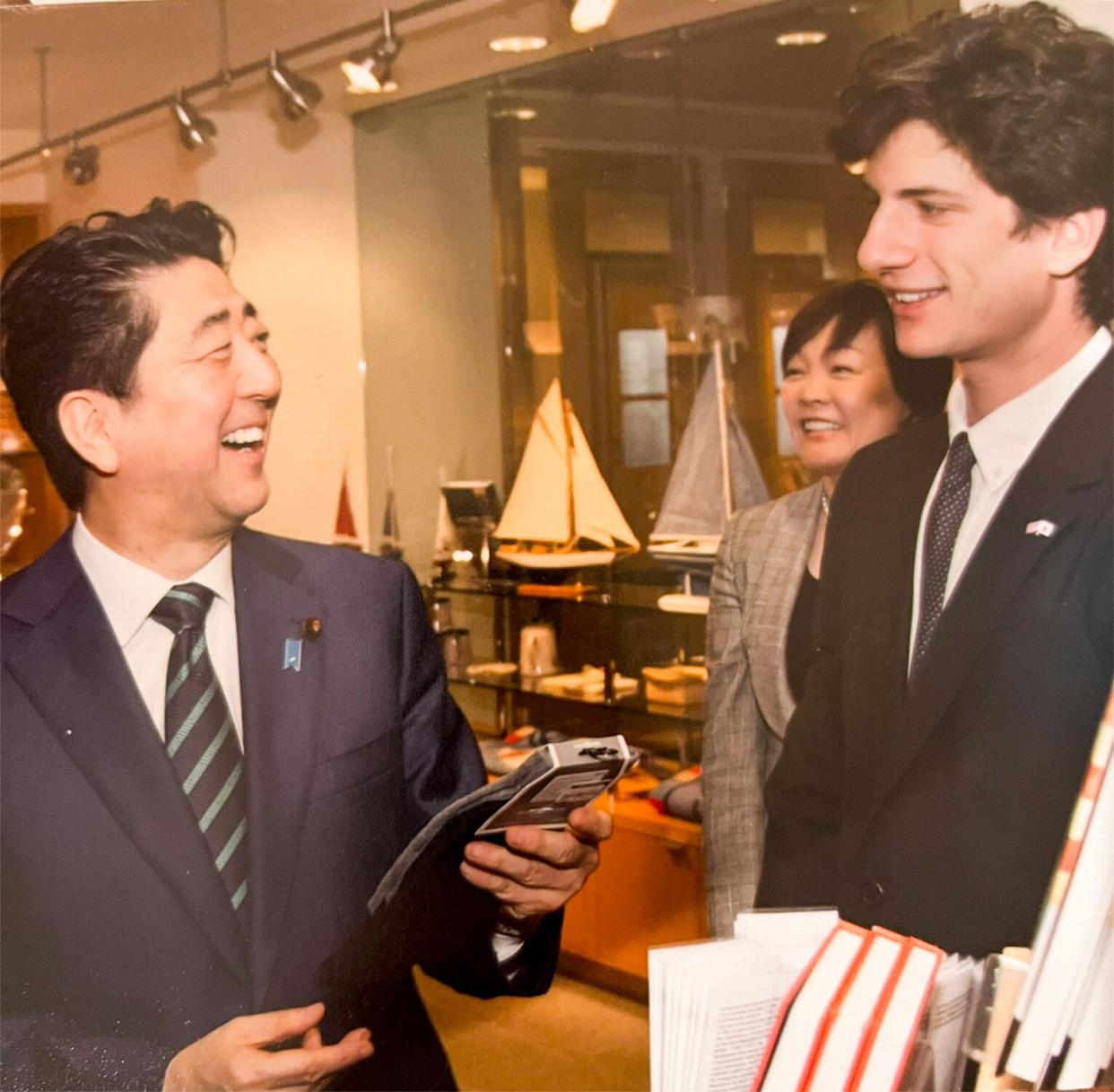 Jack Schlossberg and Former Prime Minister Abe