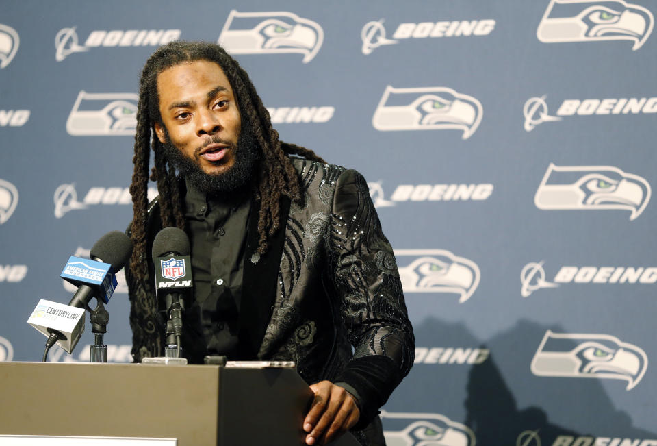 Richard Sherman has some fierce words for his former franchise. (AP file photo)