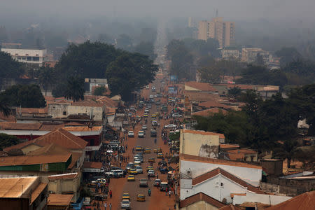 FILE PHOTO: A general view shows a part of the capital Bangui, Central African Republic, February 16, 2016. REUTERS/Siegfried Modola/File Photo